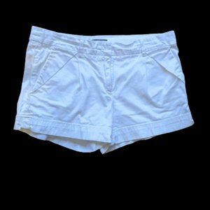 BCBG White Cotton Shorts Size 12